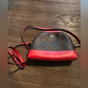 COACH shoulder bag signature